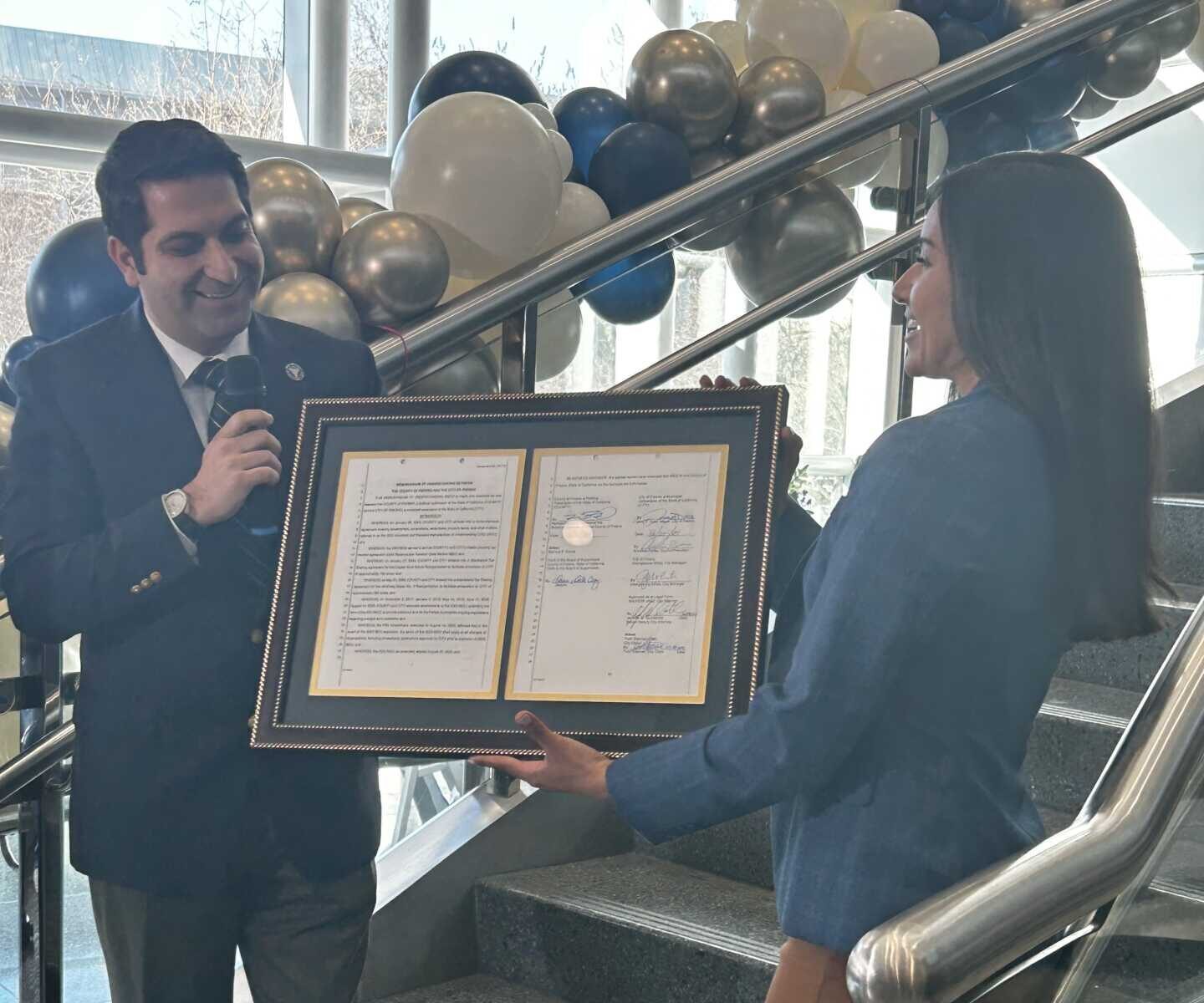 Councilmembers Perea and Karbassi